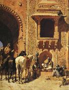 Edwin Lord Weeks Gate of the Fortress at Agra, India Sweden oil painting artist